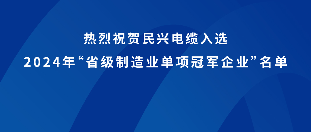 民興榮獲廣東省制造業(yè)單項(xiàng)冠軍！